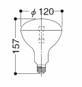 ����ŵ� �Х饹�ȥ쥹����� BHRF100/110V160WH ȿ�ͷ� 160W
