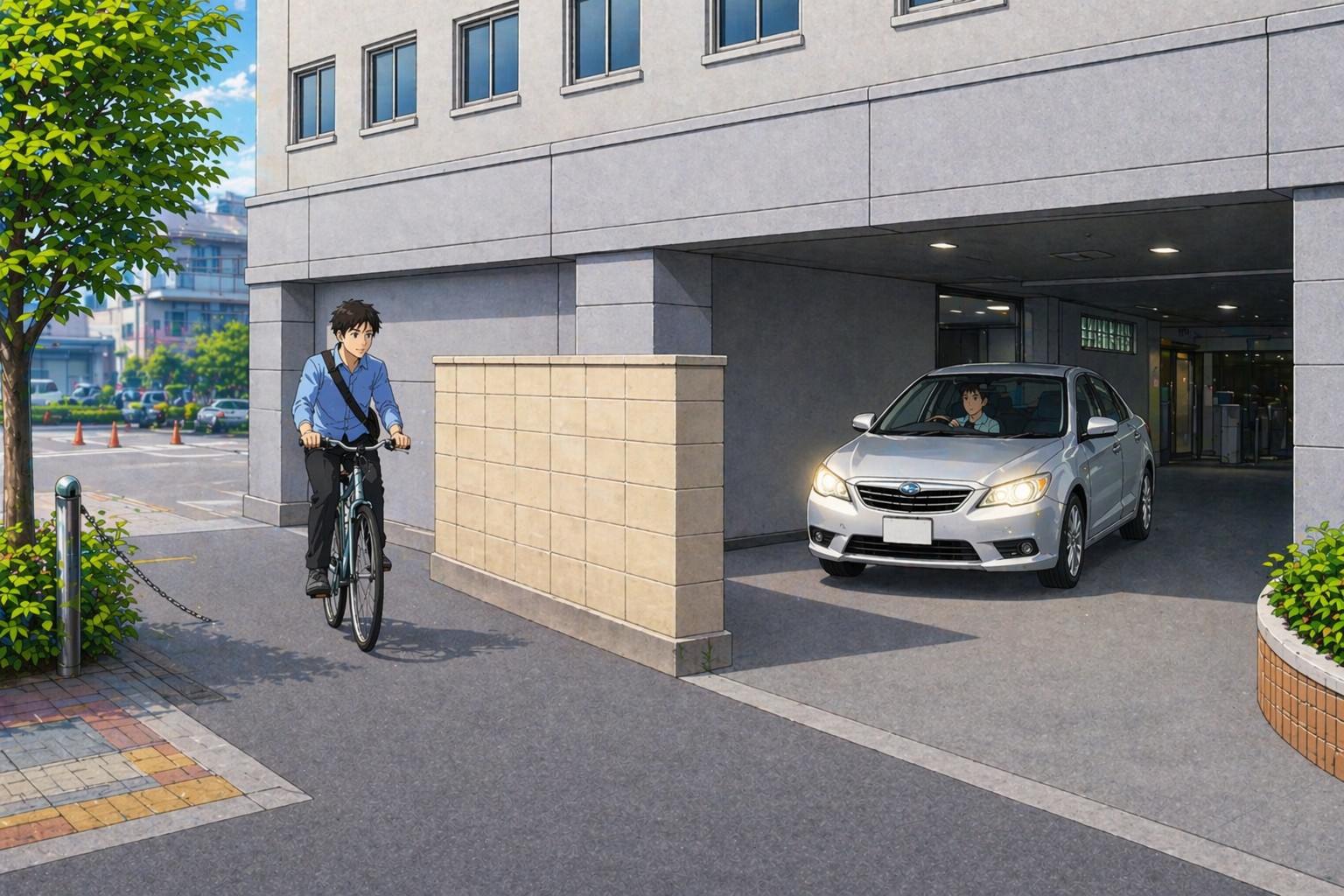 回転灯が必要になる条件のイメージ