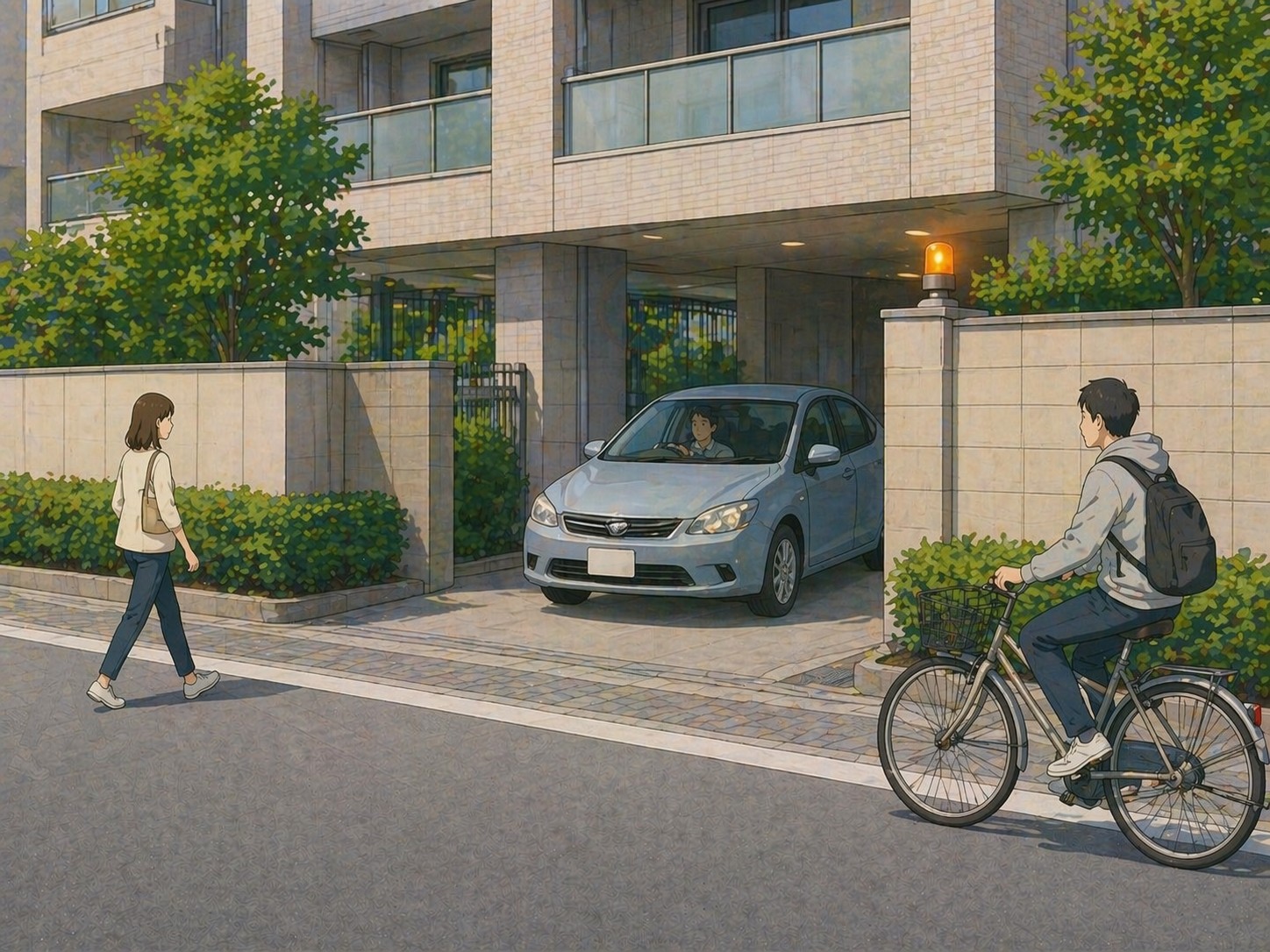 マンション駐車場出入口対策のまとめイメージ