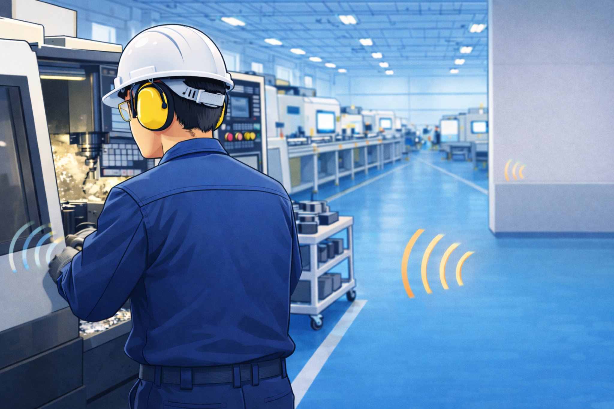 音は存在するが、作業中は認識されない