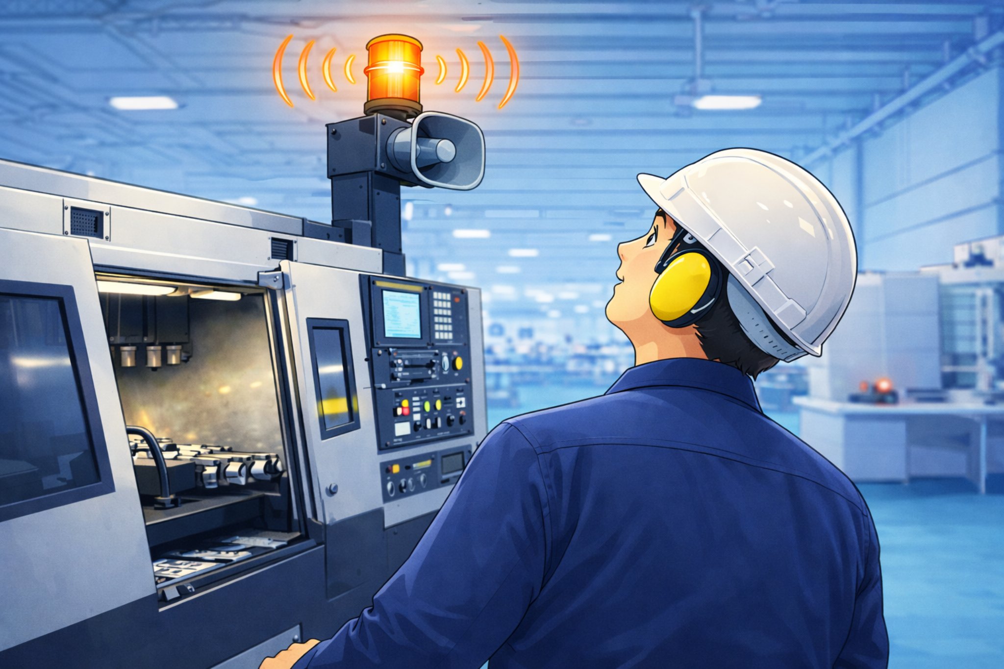 光と音の組み合わせで確実に認識できる