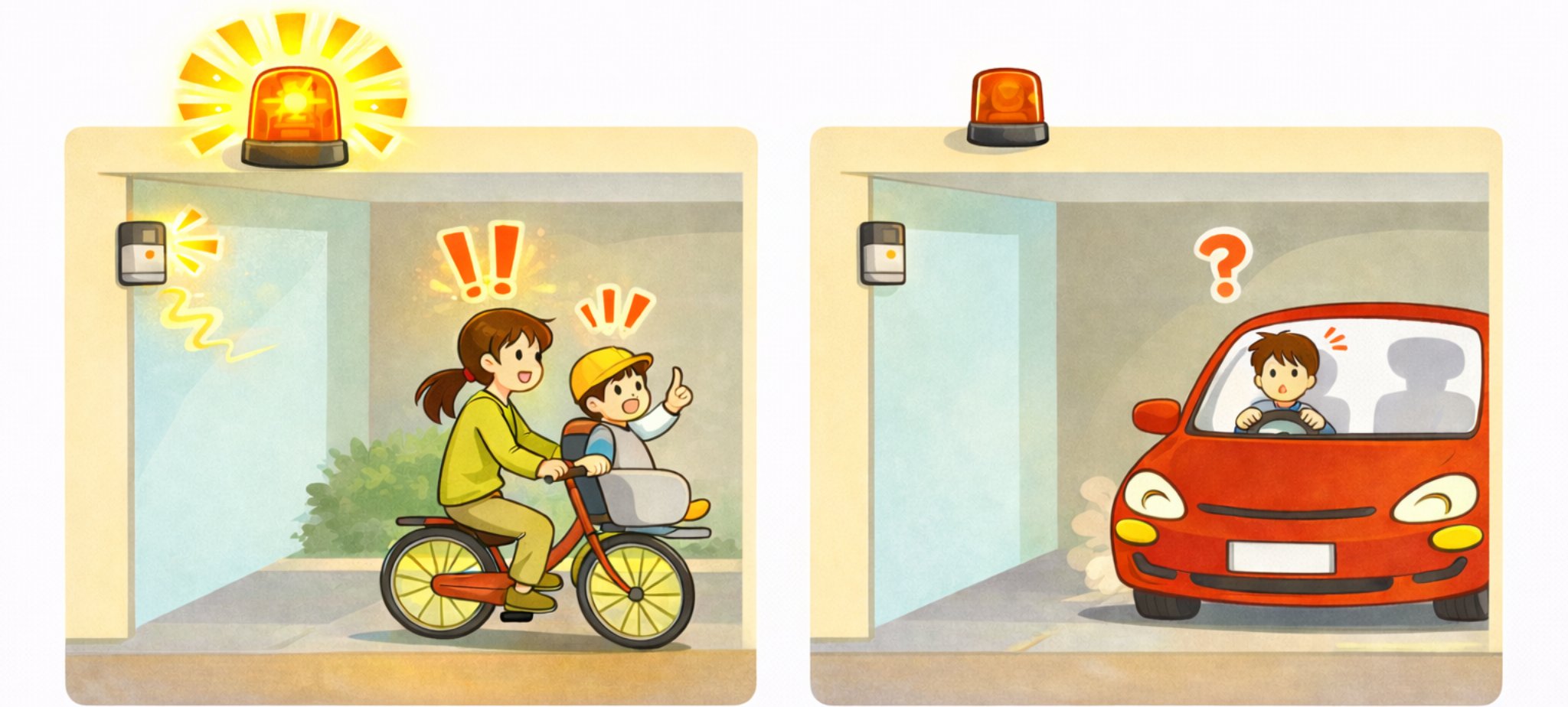 誤検知と未検知のイメージ